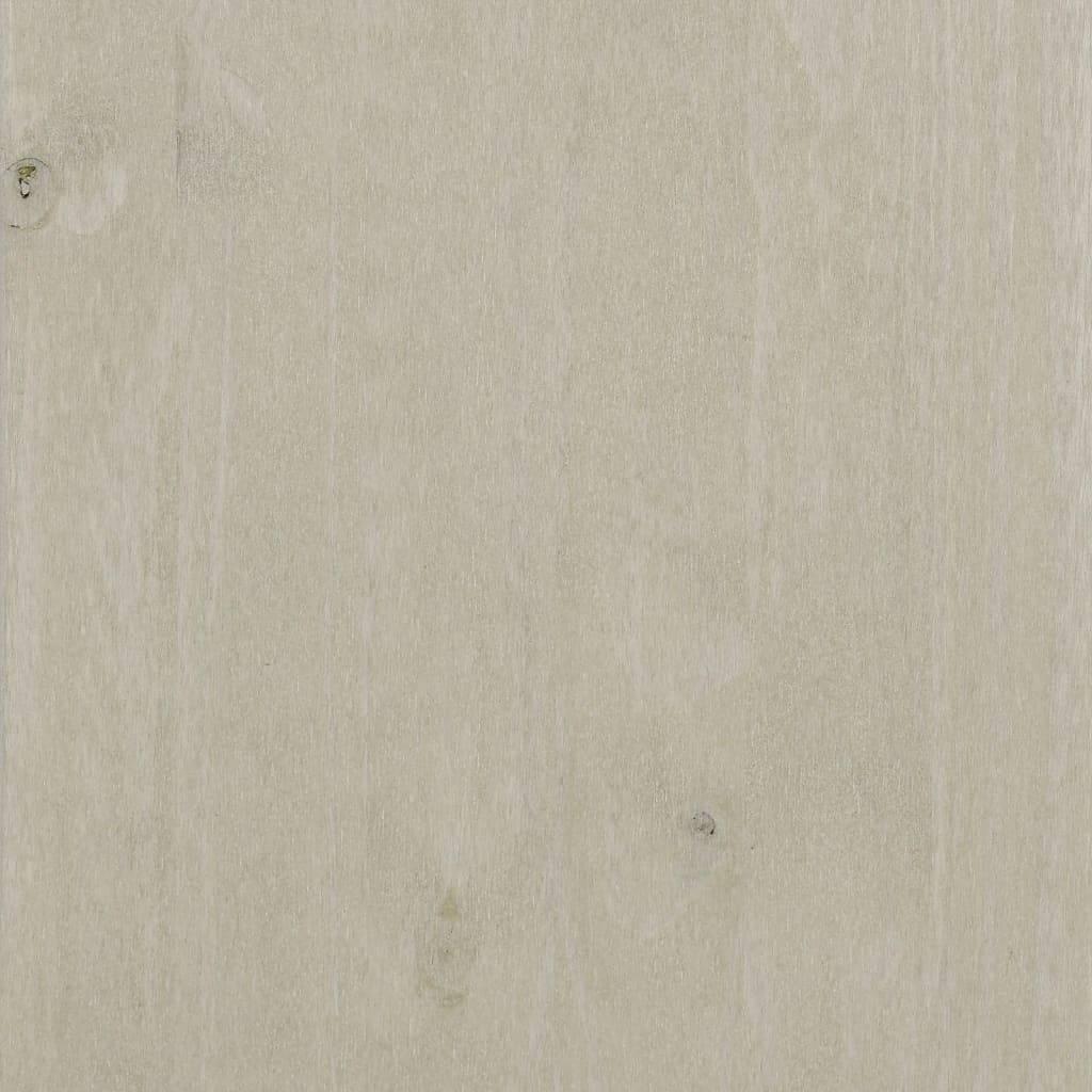 Highboard HAMAR Weiß 60x35x180 cm Massivholz Kiefer